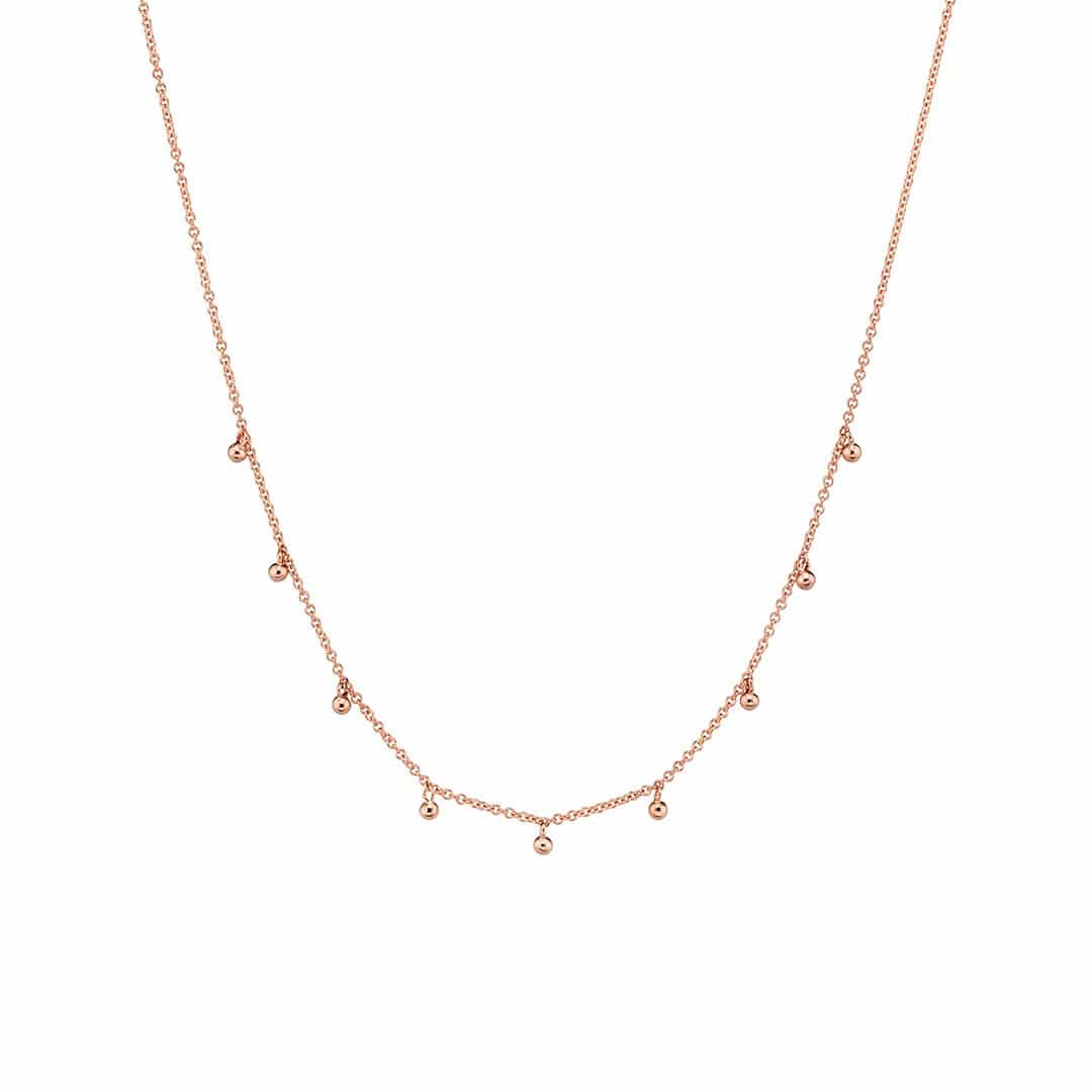 Mini Dainty Ball Chain Necklace - Image 4