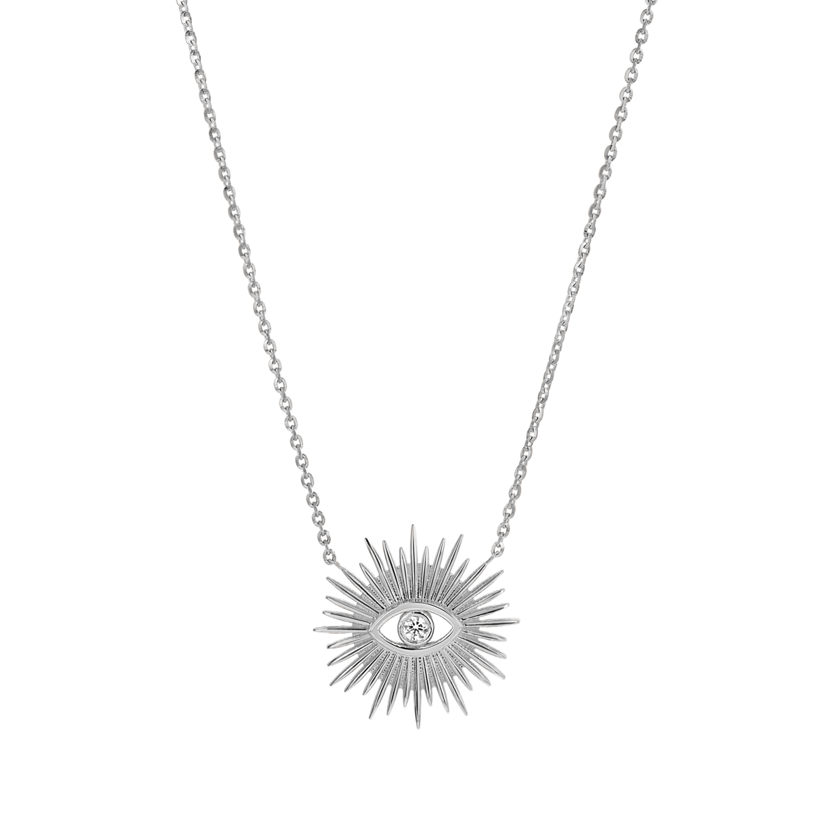Sunburst Evil Eye Necklace - Image 3