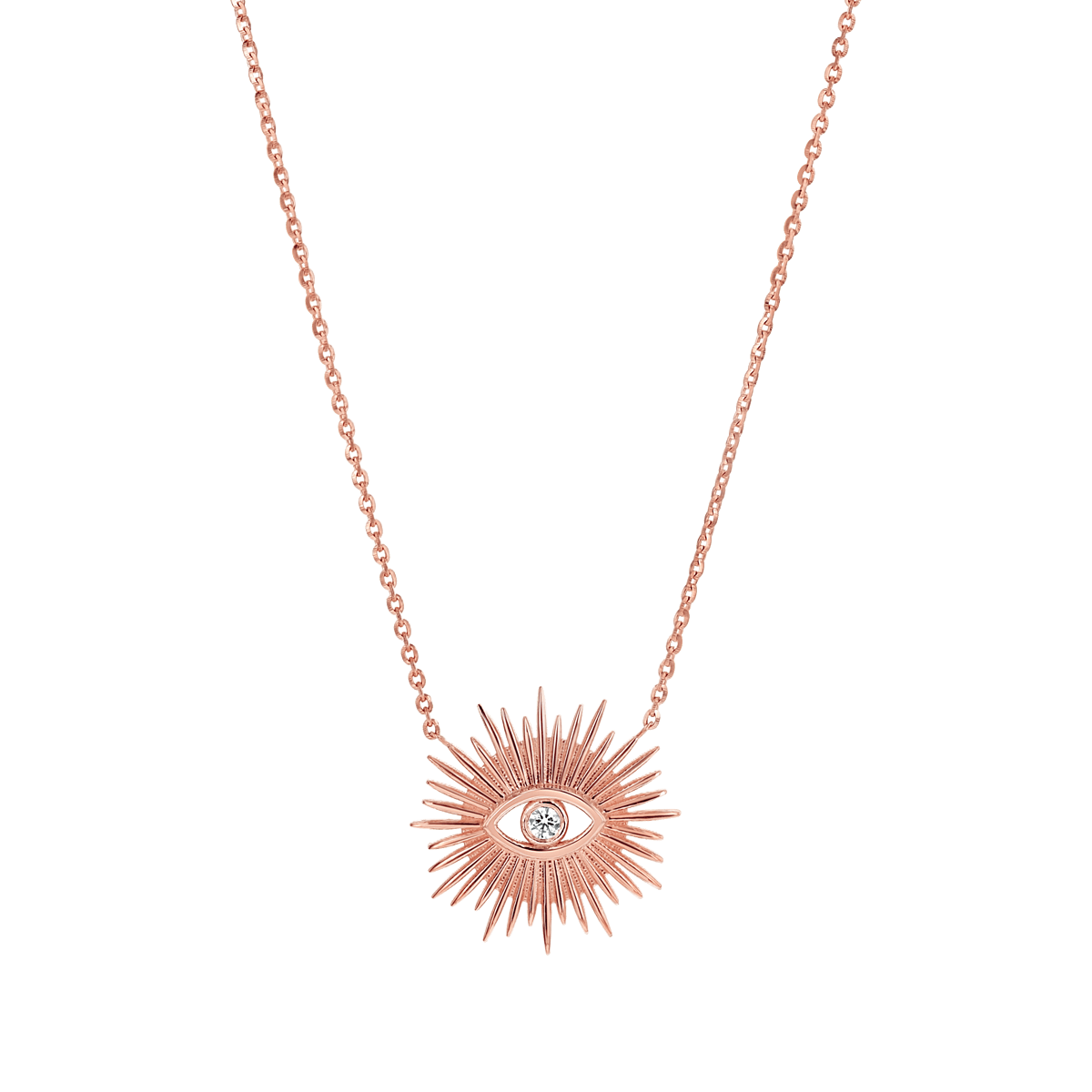 Sunburst Evil Eye Necklace - Image 4