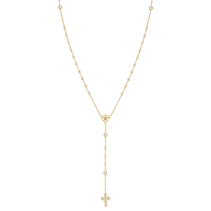 Baby gold rosary necklace online