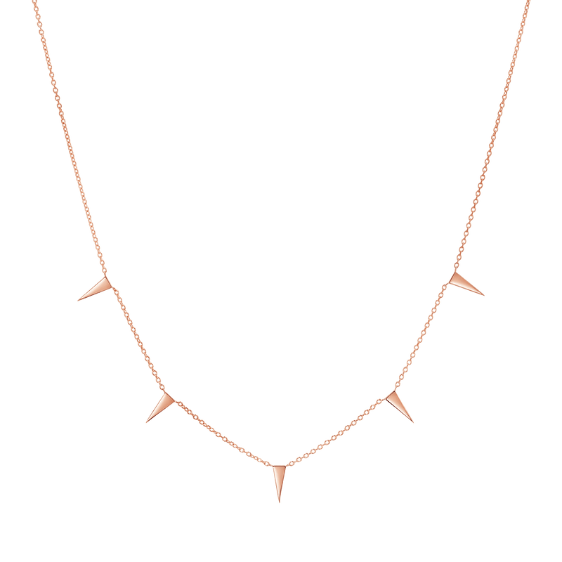Triangle Spike Necklace
