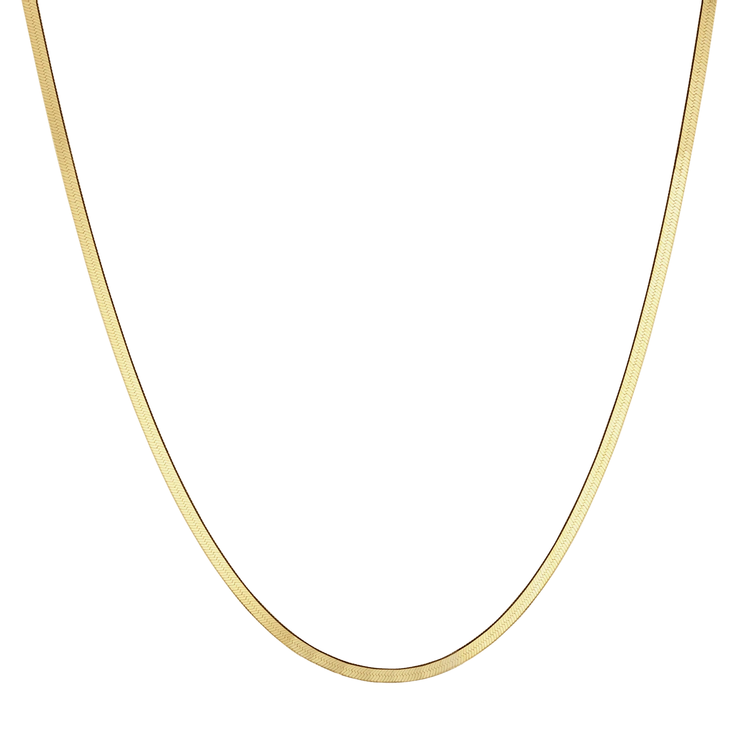 Kids Herringbone Necklace 3mm - Image 2