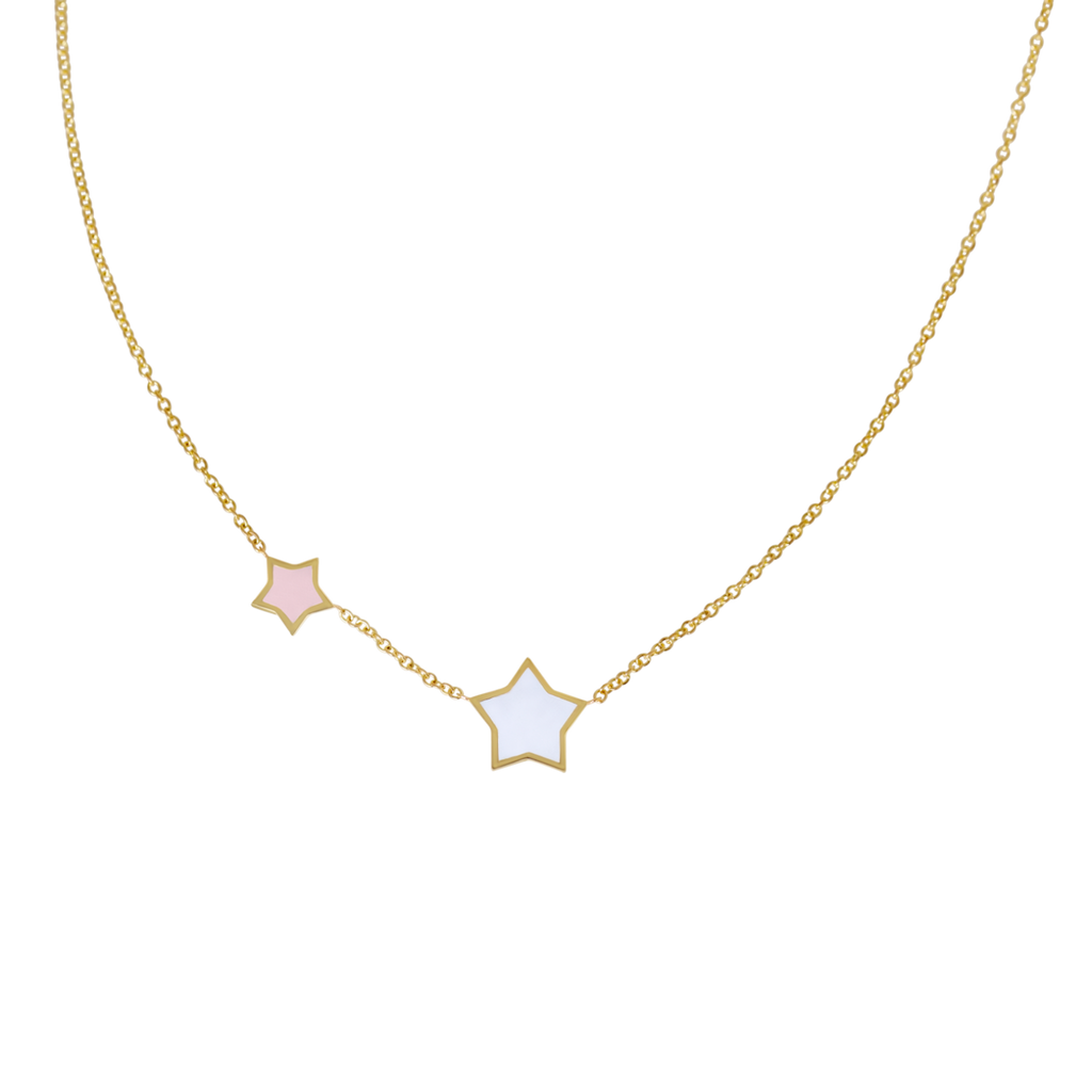 Twinkle Star Enamel Necklace