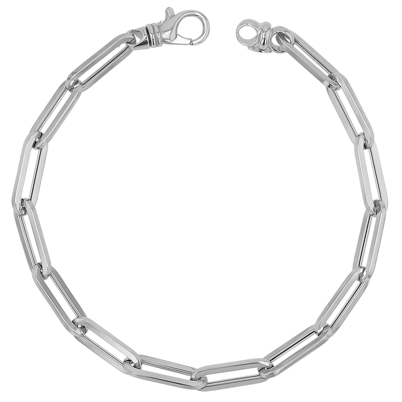14K Grand Paper Clip Chain Bracelet