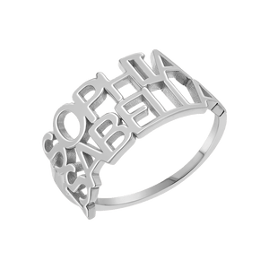 Linear Double Name Ring