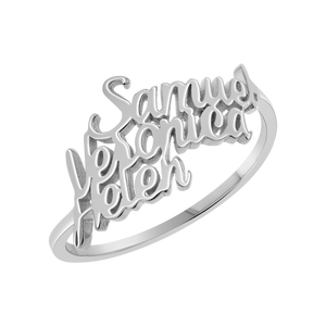 Custom 2025 script ring