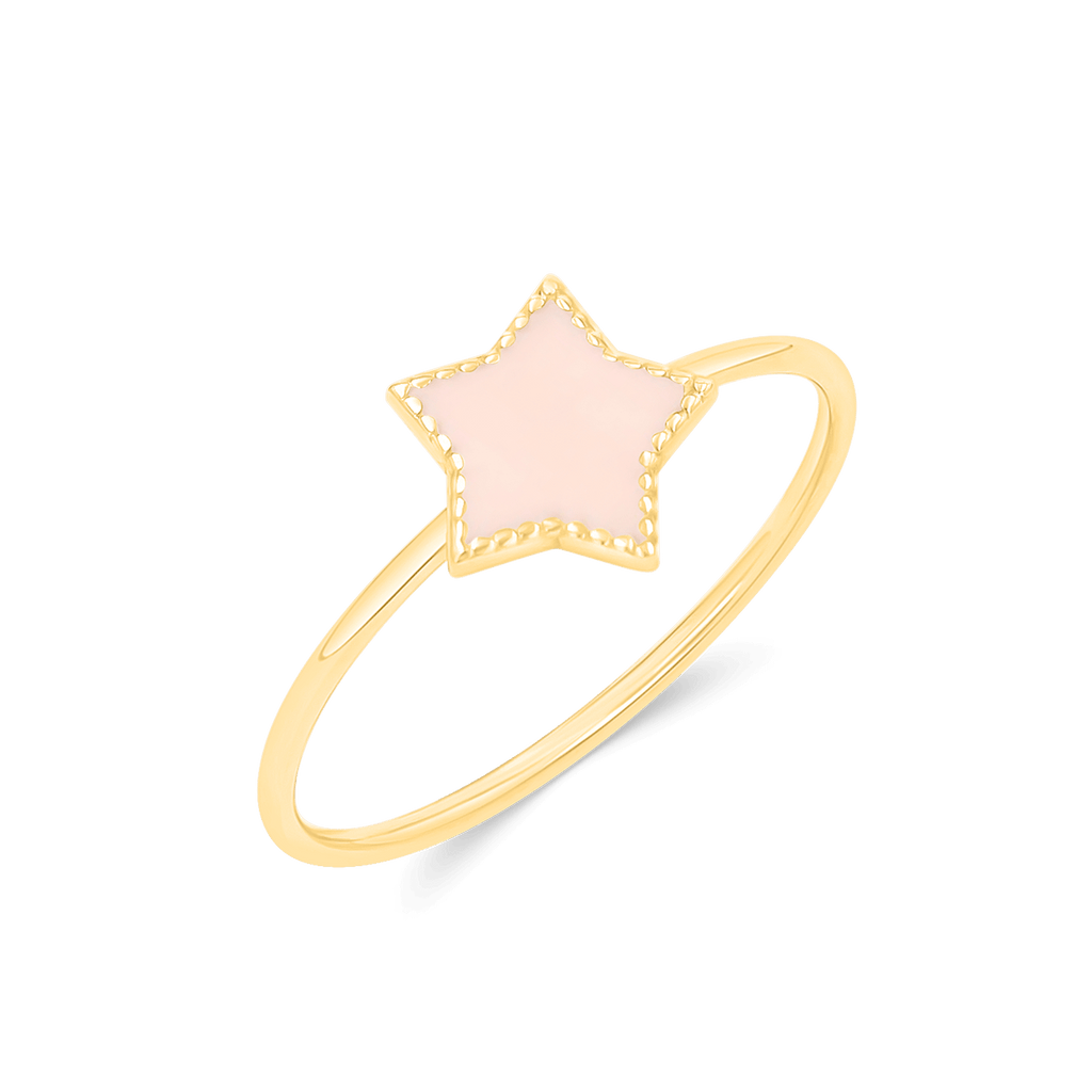 Enamel Star Ring