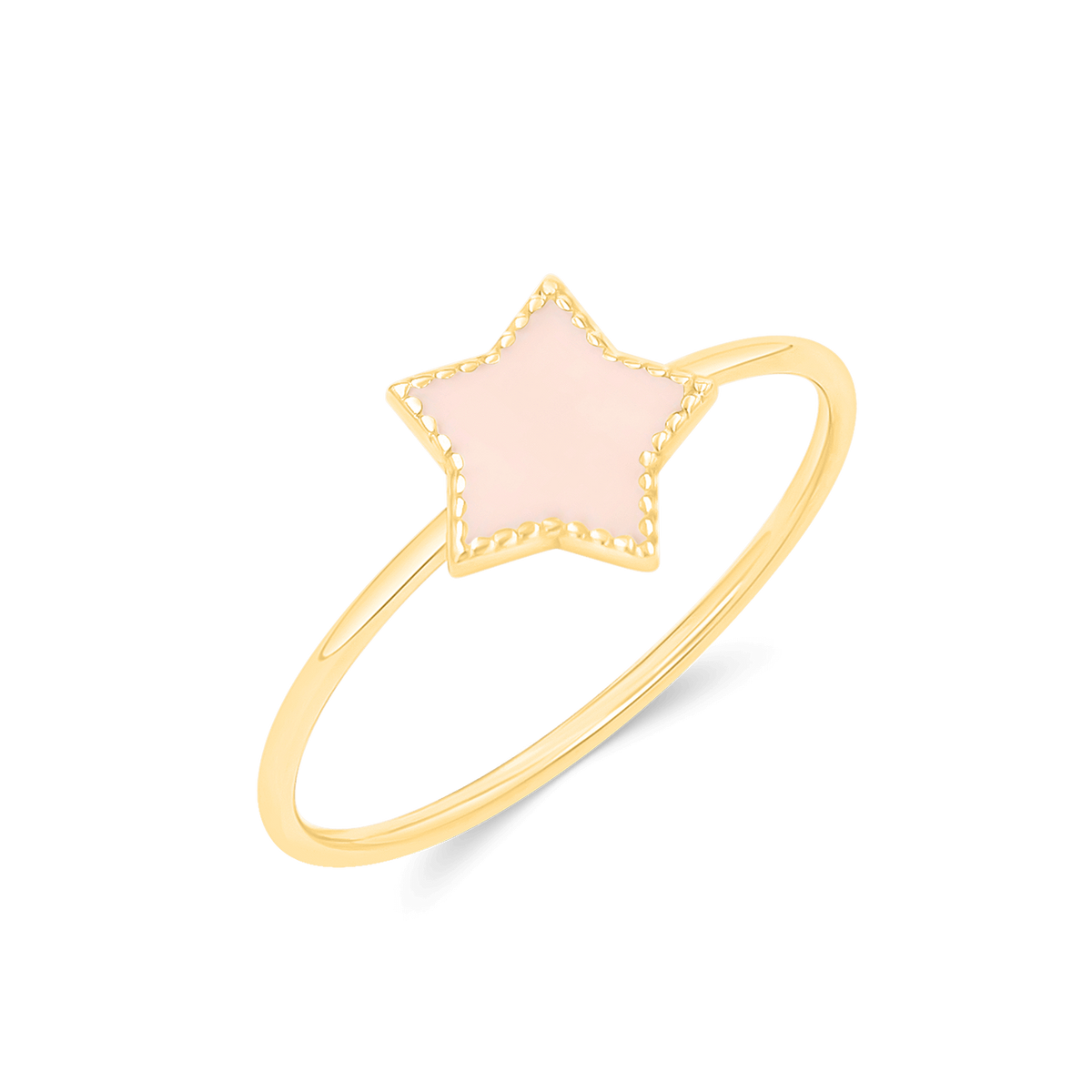 Enamel Star Ring