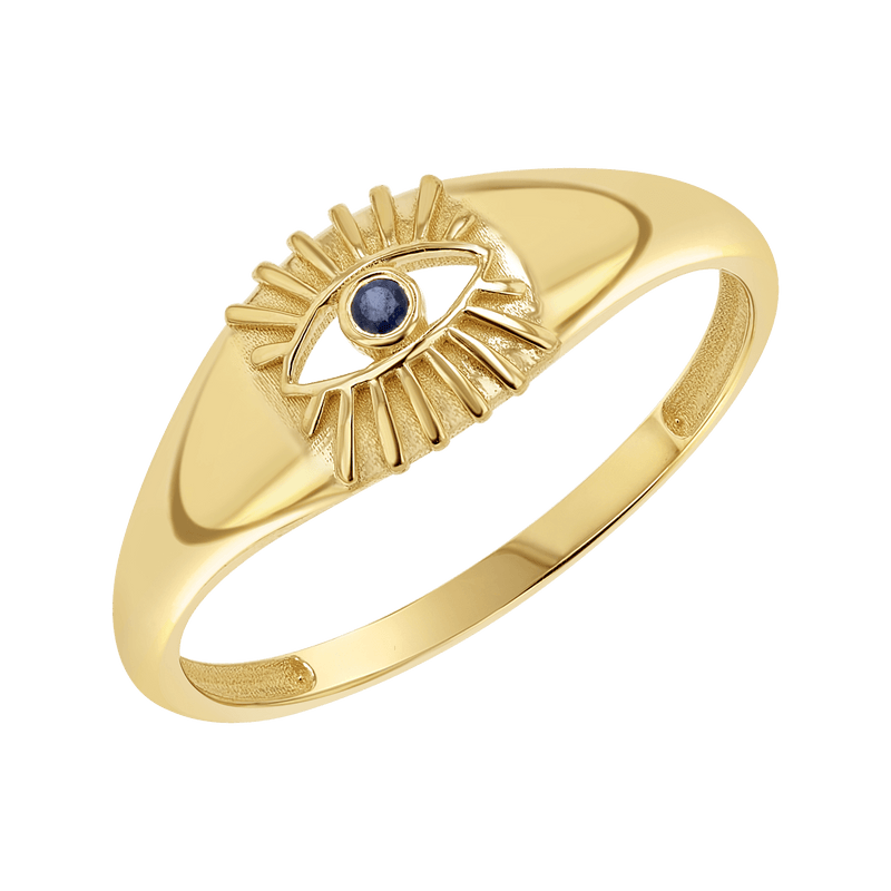Sunbeam Evil Eye Ring