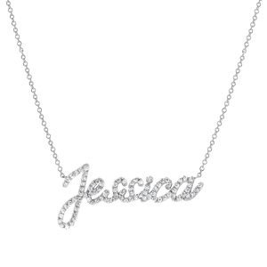 Custom diamond chain with name deals