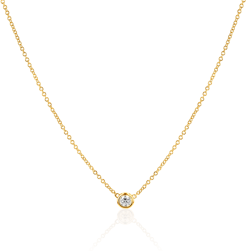 Kids Solitaire Diamond Necklace