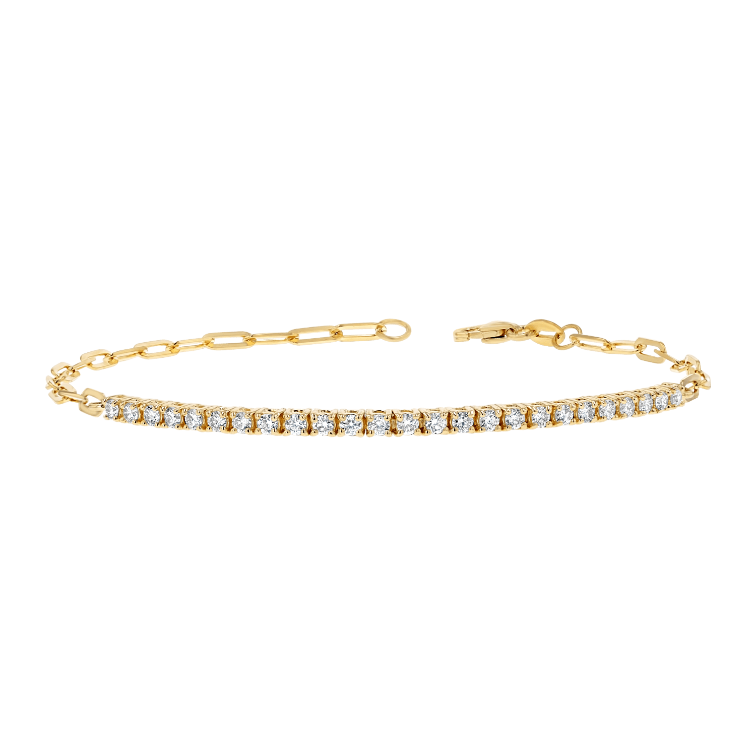 14kt 1ctw Double Rope Diamond Tennis Bracelet – MSG Jewelers