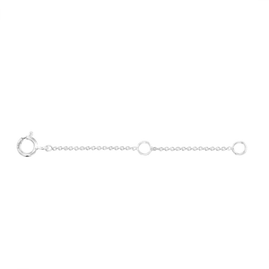 Chain extender- 14k White Solid Gold