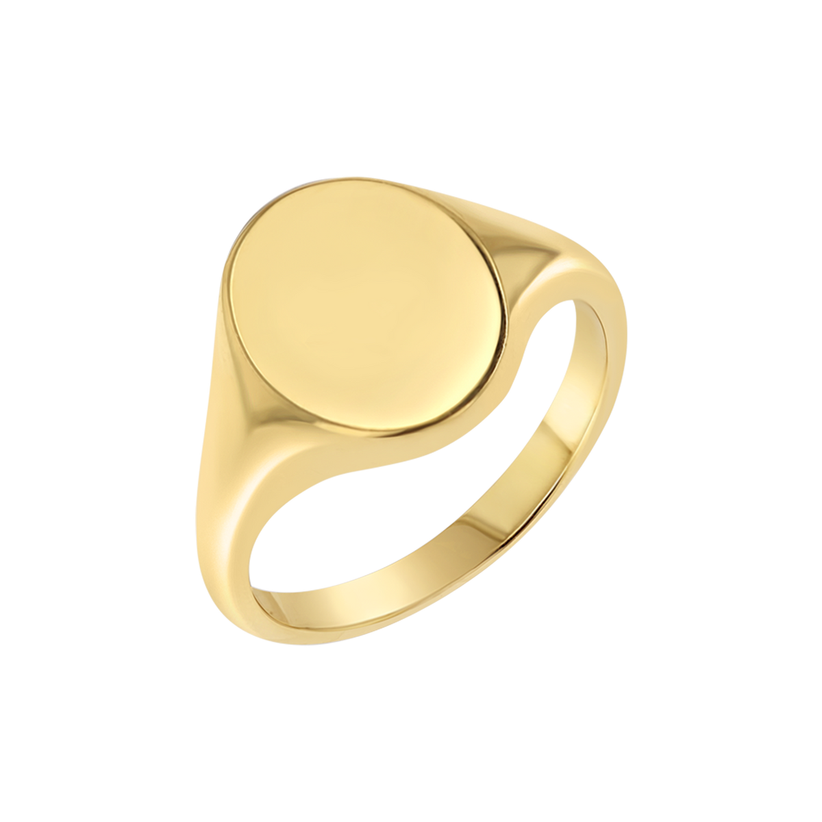 Petite Oval Signet Ring