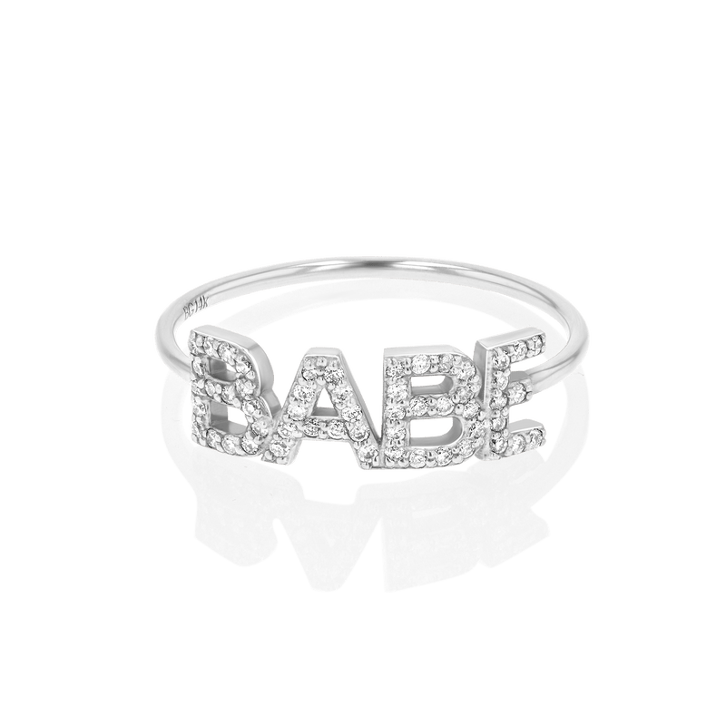 Diamond BABE Ring