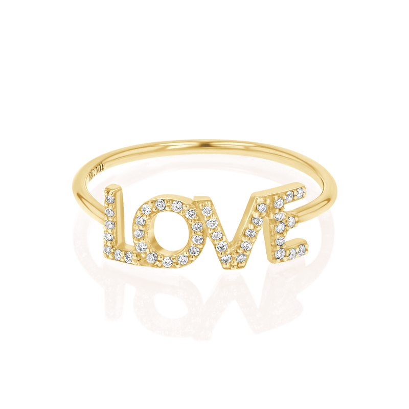 Diamond LOVE Ring
